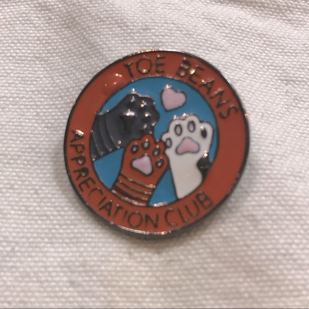 Toe Beans Appreciation Club Enamel Pin